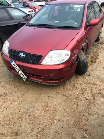 2002 TOYOTA COROLLA Terra for breaking