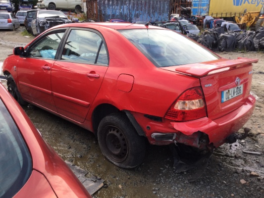 2002 TOYOTA COROLLA Terra for breaking