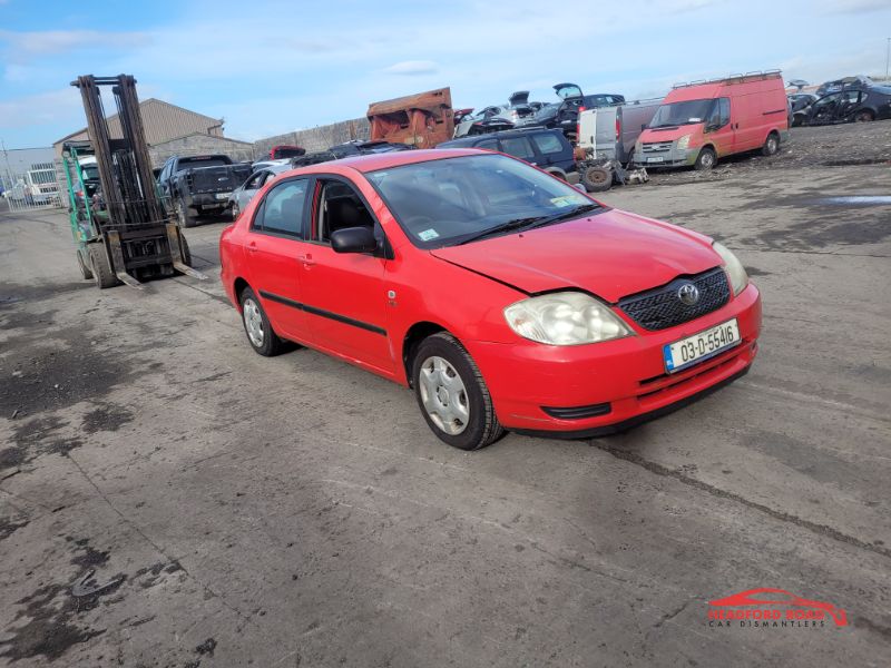 2003 TOYOTA COROLLA E 4DR for breaking