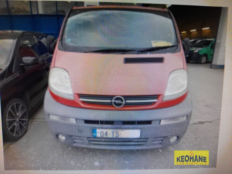 2004 OPEL VIVARO 2900 SWB DTI MT6 for breaking