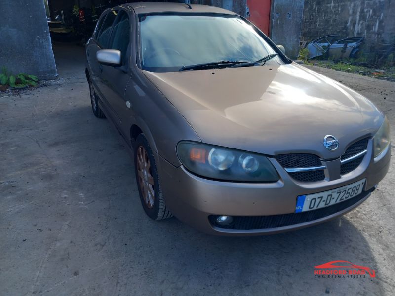 2007 NISSAN ALMERA 1.5 SXE 5DR for breaking