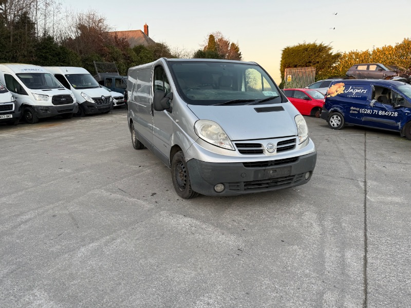2007 NISSAN PRIMASTAR LWB 115 BLIND VAN 07 for breaking