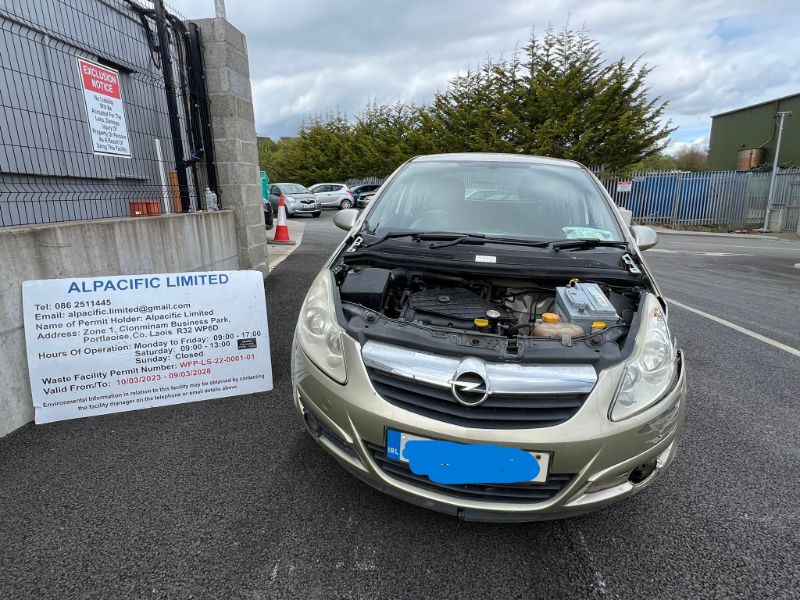 2007 OPEL CORSA CLUB 1.2I 16V 5DR for breaking