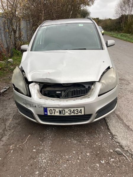 2007 OPEL ZAFIRA VAUXHALL 1.9 LIFE CDTI 1 120BHP 5DR for breaking