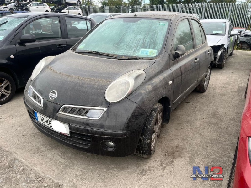 2010 NISSAN MICRA 1.2 SV 09 5DR + ALLOYS for breaking