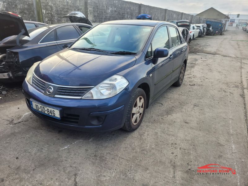 2010 NISSAN TIIDA 1.5 DSL 4DR SE for breaking