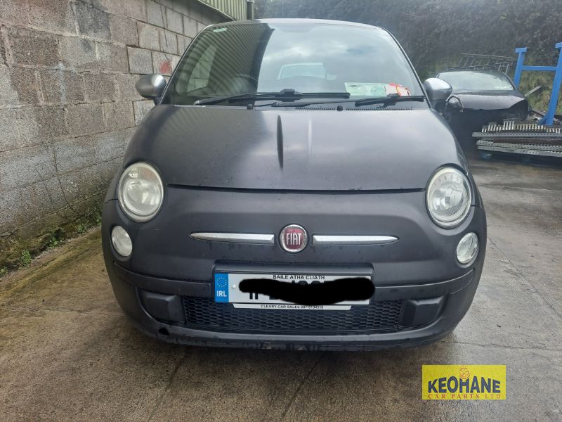 2011 FIAT 500 BLACKJACK TWINAIR 3DR MATT BLACK for breaking