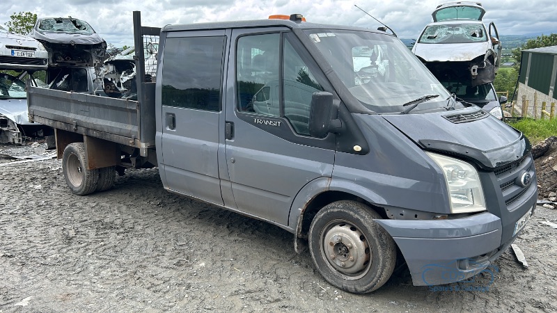 2011 FORD TRANSIT T350L 100 DC DRW CRW C CAB TIPP for breaking