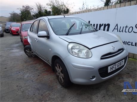 2011 NISSAN MICRA ACENTA for breaking