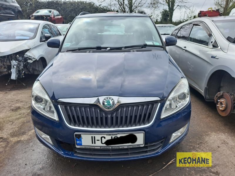 2011 SKODA FABIA COM FL AMBIENTE 1.6 TDI 75HP 5DR for breaking