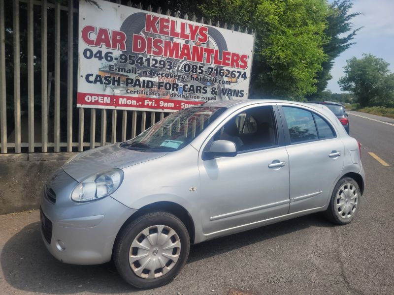 2012 NISSAN MICRA 1.2 4DR for breaking