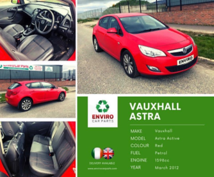 2012 OPEL ASTRA ASTRA VAUXHALL ACTIVE for breaking