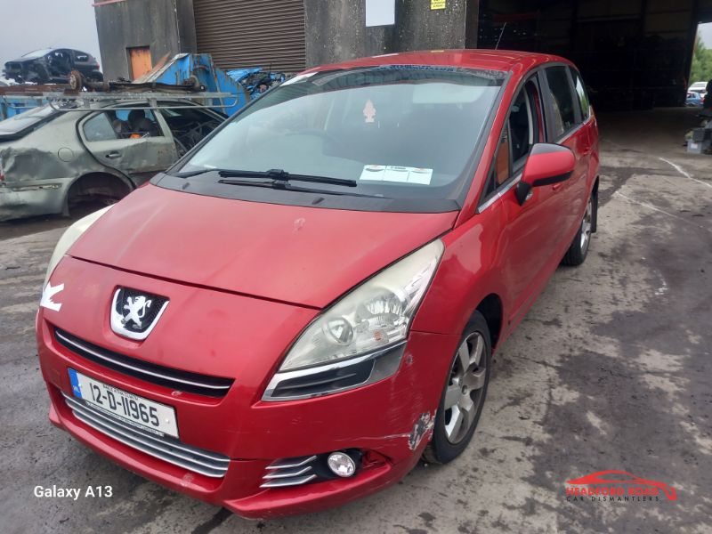 2012 PEUGEOT 5008 SX 1.6 HDI 112 7S EURO 5 5DR for breaking