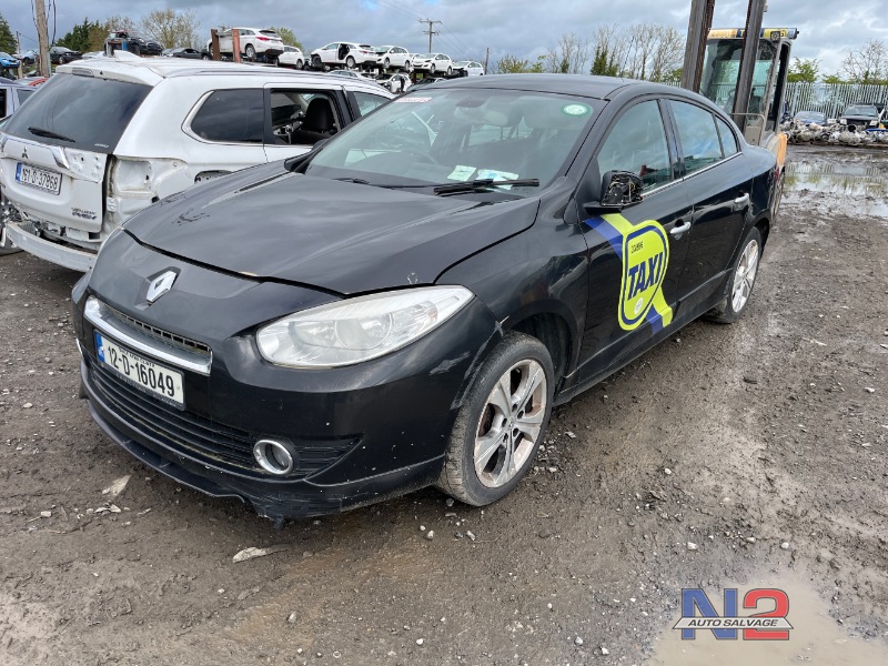 2012 RENAULT FLUENCE 1.5 DCI 110 IRISH ED 4R 4DR for breaking