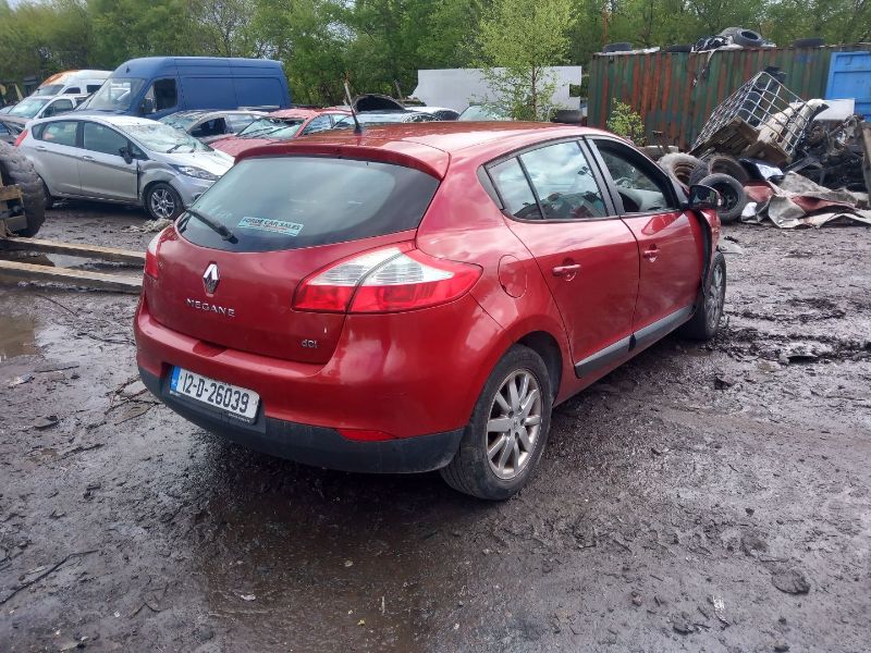 2012 RENAULT MEGANE III DYNAMIQUE 1.5 DCI 90 4DR for breaking