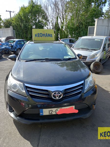 2012 TOYOTA AVENSIS 2.0 D-4D T2 5DR OVERMOUNT for breaking