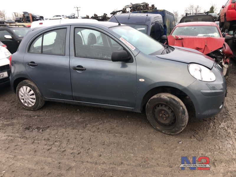 2013 NISSAN MICRA 1.2 CVT VISIA 4DR AUTO for breaking