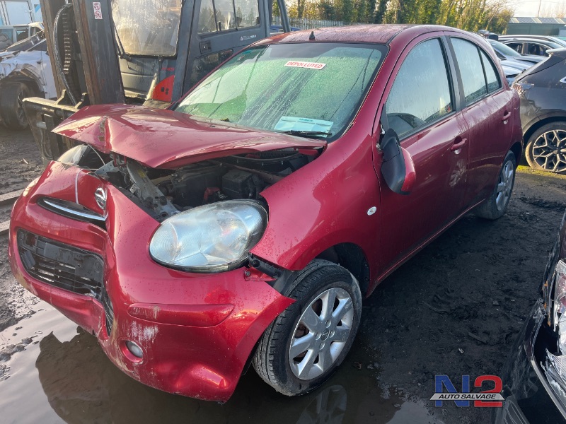 2013 NISSAN MICRA 1.2 PEARL 4DR 30 for breaking