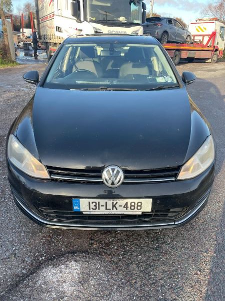 2013 VOLKSWAGEN GOLF HIGHLINE 1.6 TDI MANUAL 6SPEED FWD 105HP 5DR for breaking