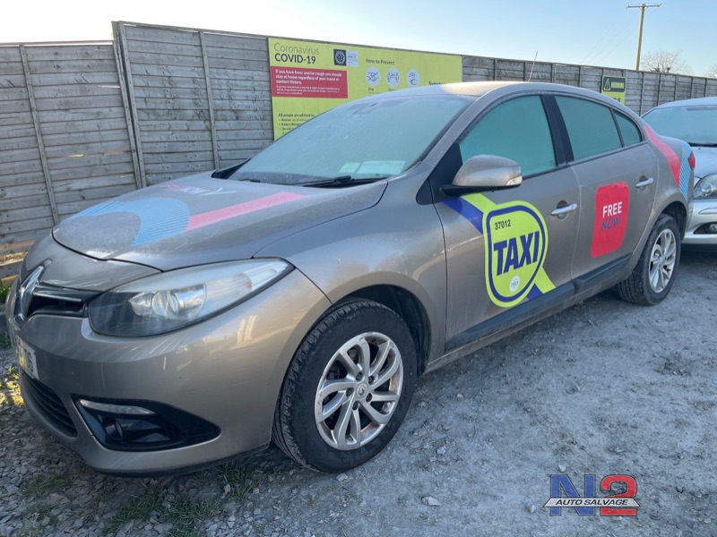 2014 RENAULT FLUENCE DYNAMIQUE 1.5 DCI 90 4 2 4DR for breaking