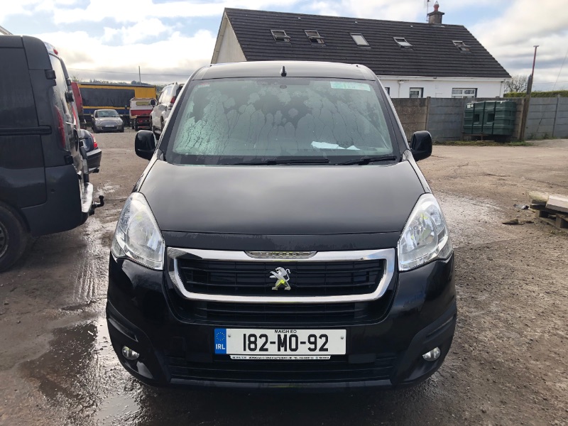 2018 PEUGEOT PARTNER PROFESSIONAL 1.6 BLUE HDI 75 3 for breaking