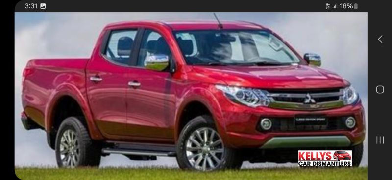 2019 MITSUBISHI L200 D.CAB INTENSE 5AT 4DR AUTO 2.5 DID CR 4WORK for breaking