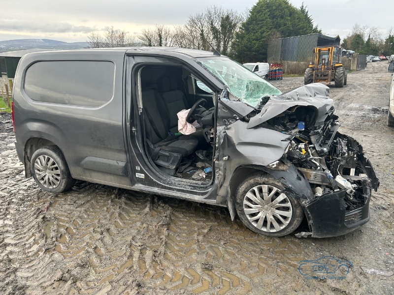 2019 PEUGEOT PARTNER PROF PLUS 1.6 HDI 100 1 1000KG 2DR for breaking