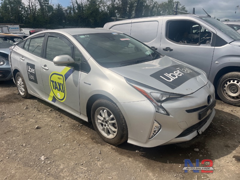 2019 TOYOTA PRIUS VVTI-ACTIVE CVT 5DR AUTO for breaking